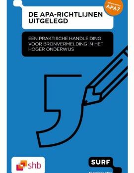 E-learning bronvermelding volgens APA gepubliceerd