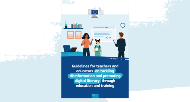 Nieuwe publicatie over desinformatie voor het onderwijs van de Europese Commissie