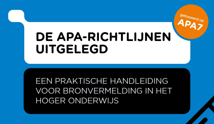 Studie Bijdehand nieuwe verkoper De APA-richtlijnen uitgelegd