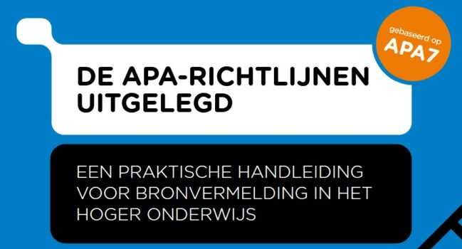Bronvermelding generatieve AI volgens APA-richtlijnen